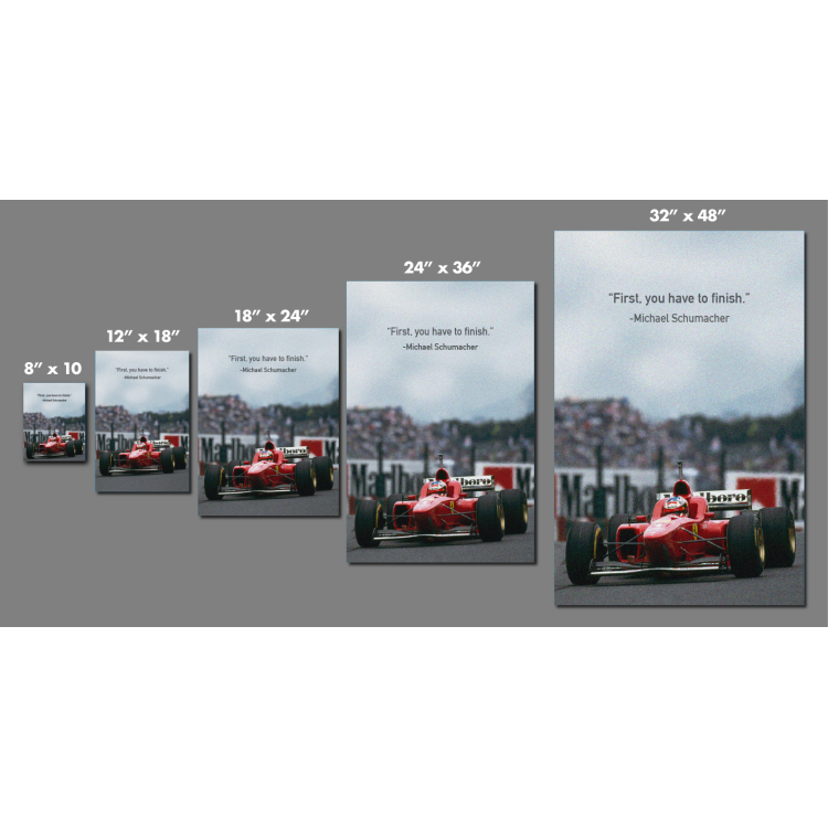 Michael Schumacher Exclusive Wall Art by Demon Graphics